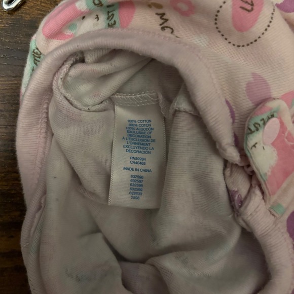 Baby Place Sleepwear Footed Pajamas Onesie Pink Cat (Girls 3T) - Picture 7 of 7
